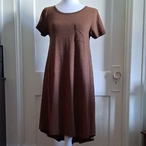 LuLaRoe Brown Casual Dress